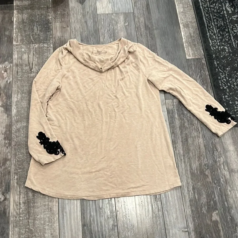 Soma Cowl Neck Loungewear Tunic Size XL